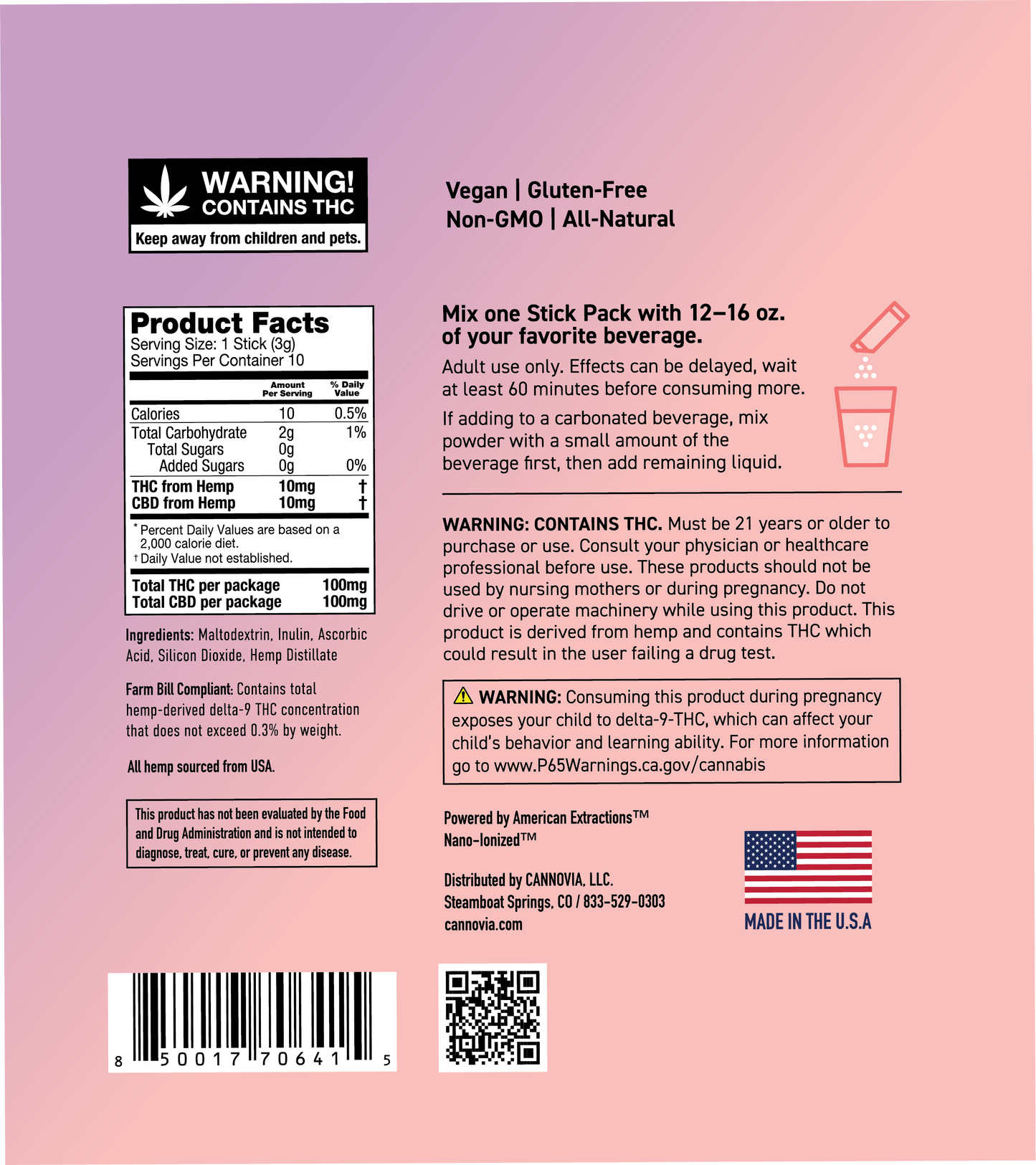 Flow CBD+THC Drink Mix