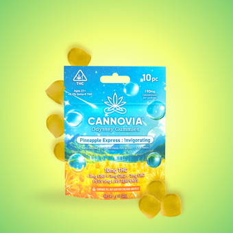 compare product Pineapple Express Odyssey Gummies