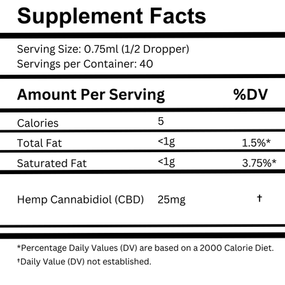 THC-Free CBD Oil 1000mg