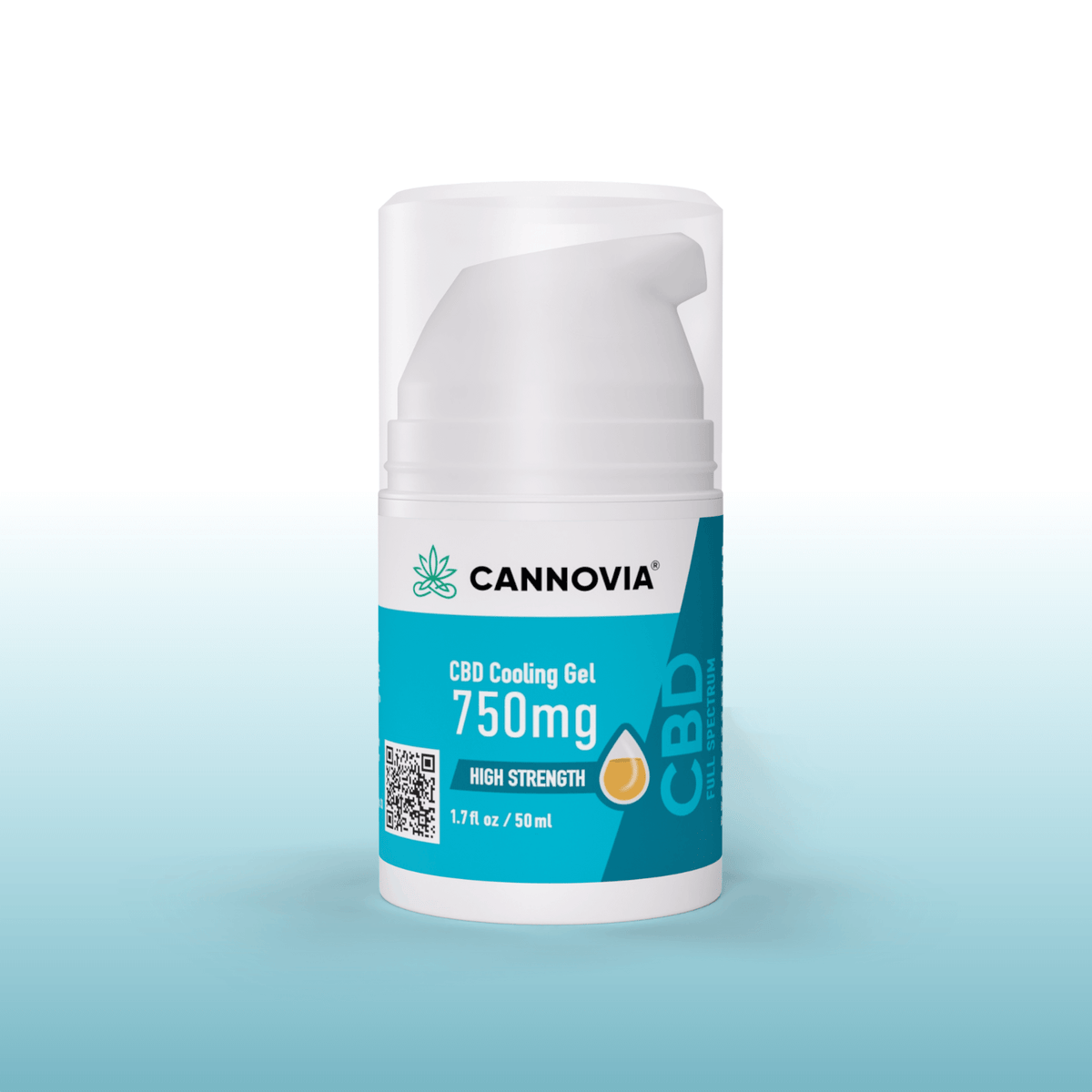 CBD Cooling Gel 750mg - Premium Cannabis Gel | Cannovia